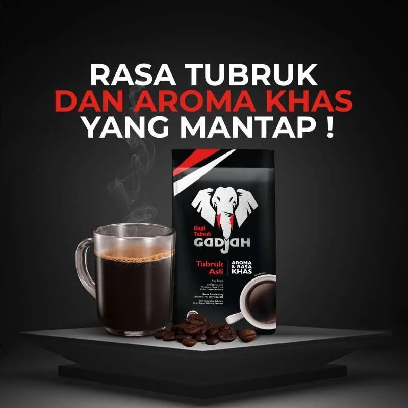 

GADJAH kopi tubruk asli / pck138g