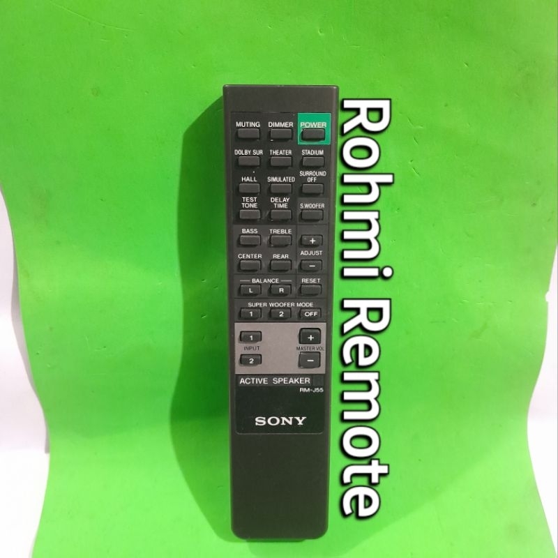 REMOTE REMOT SONY SPEAKER AKTIF RM-J55 ACTIVE SPEAKER SONY ORIGINAL ASLI