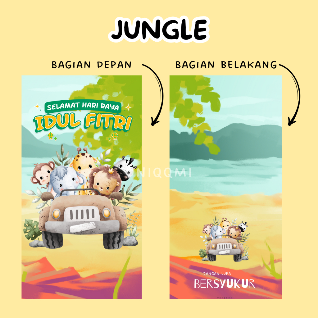 

AMPLOP LEBARAN JUNGLE/ AMPLOP PANJANG UANG TIDAK DILIPAT/ AMPLOP IDUL FITRI