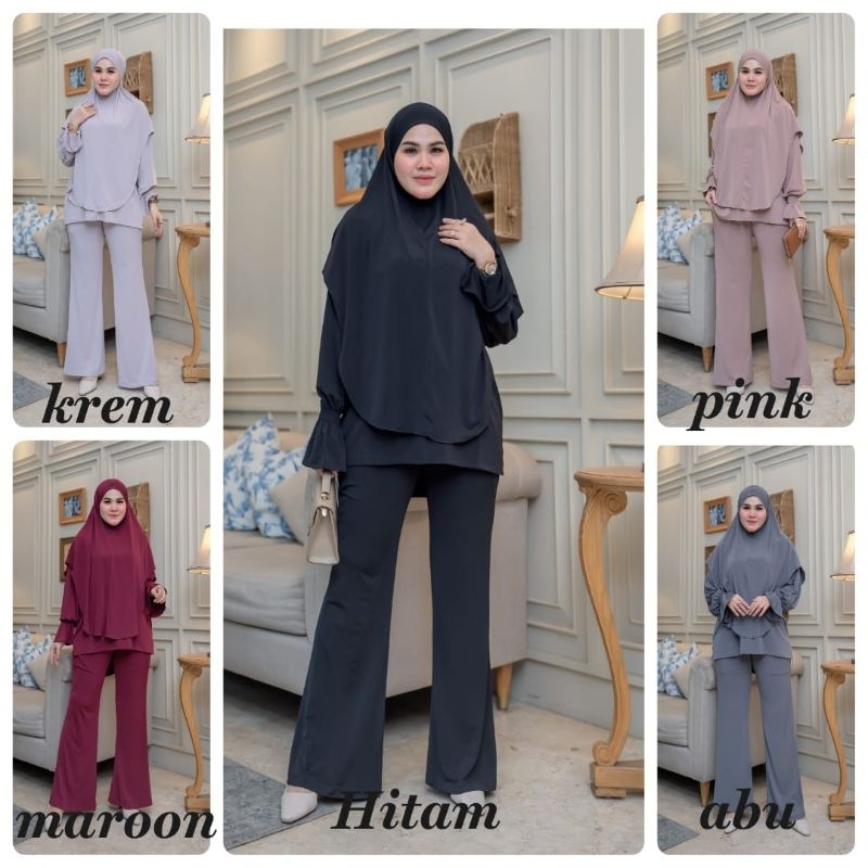 setcel Khaira arsyakayla setelan kekinian import