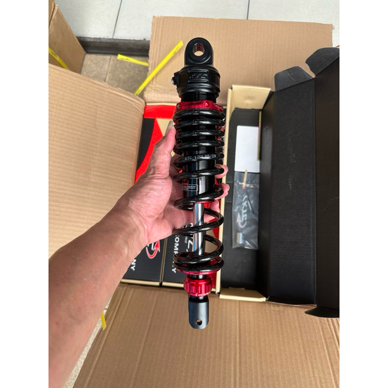 skok KTC non tabung click rebound RAZOR PRO warna black red ready mio 300 dan vario 325