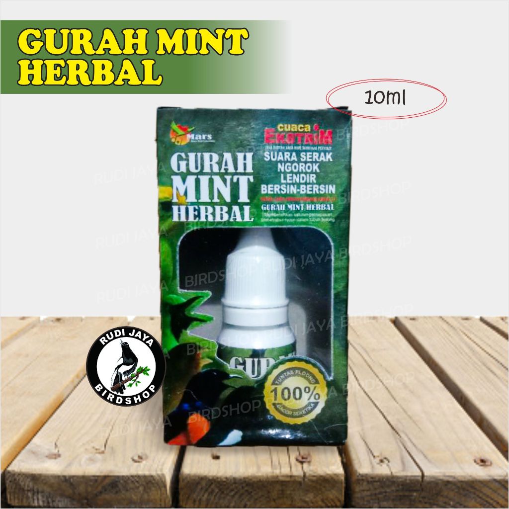 BMW GURAH MINT HERBAL OBAT BURUNG AYAM PILEK BERSIN NGOROK SERAK BERLENDIR UNTUK DAYA TAHAN  TUBUH