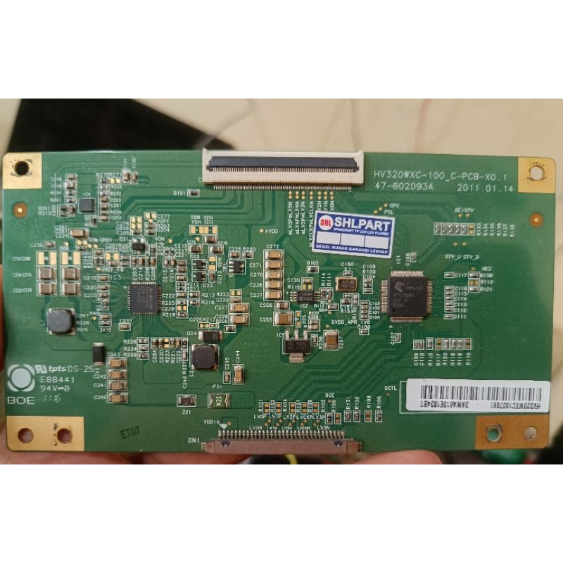 tikon lcd tcon ticon tv led 32 in BOE kode HV320WXC-100 47-602093A