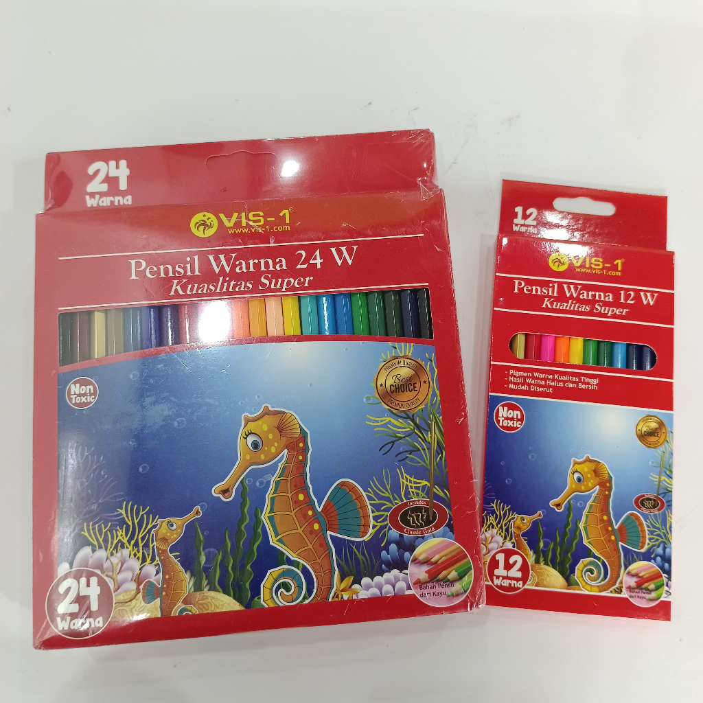 

VIS 1 PENSIL WARNA PREMIUM 12 / 24 WARNA