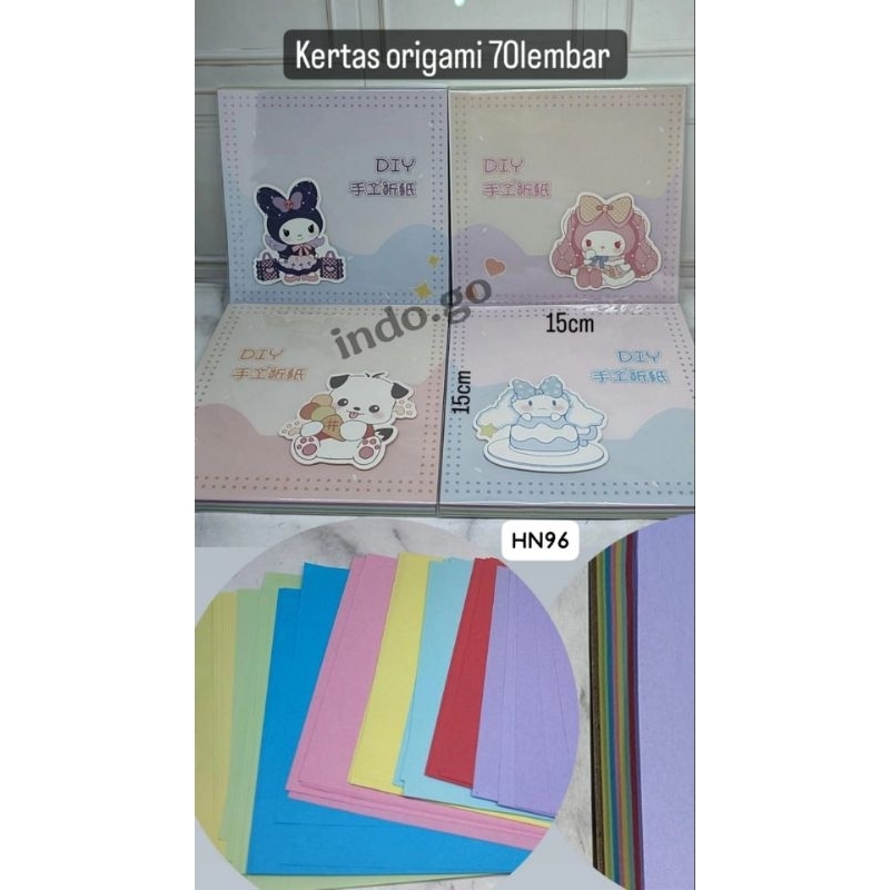 

kertas lipat origami kertas DIY kertas warna