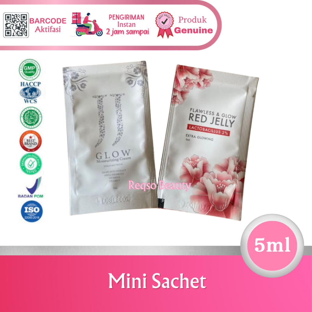 MINI sachet 5ml original (RED JELLY, JJ GLOW)