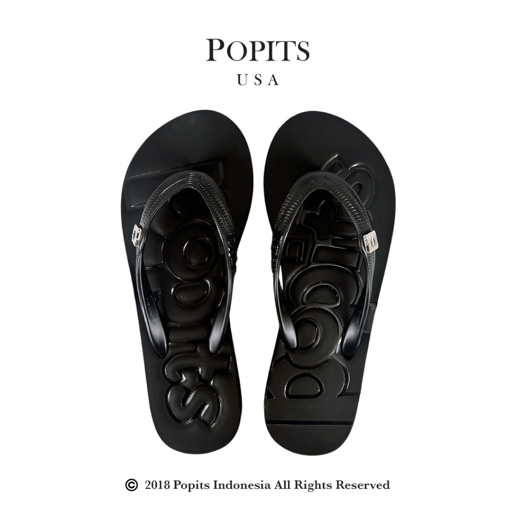 POPITS - Flat Embossed Sandal