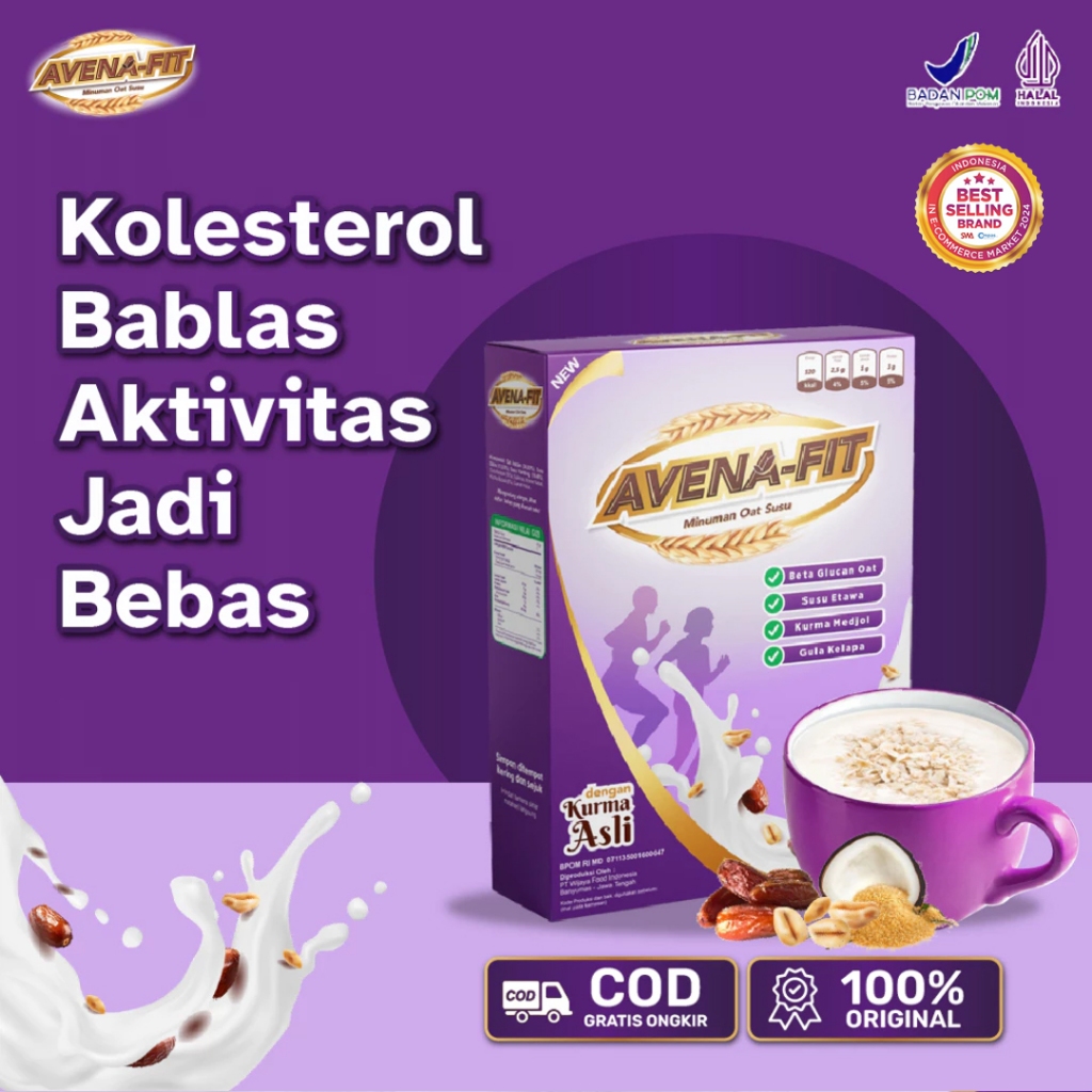 

Avena-Fit Solusi Tepat Untuk Menurunkan Kolesterol dan Menjaga Kesehatan Jantung Aman Dikonsumsi Original