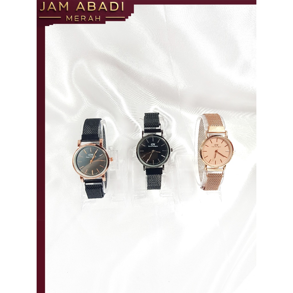 JAM TANGAN MAGNET ANALOG WANITA CEWEK