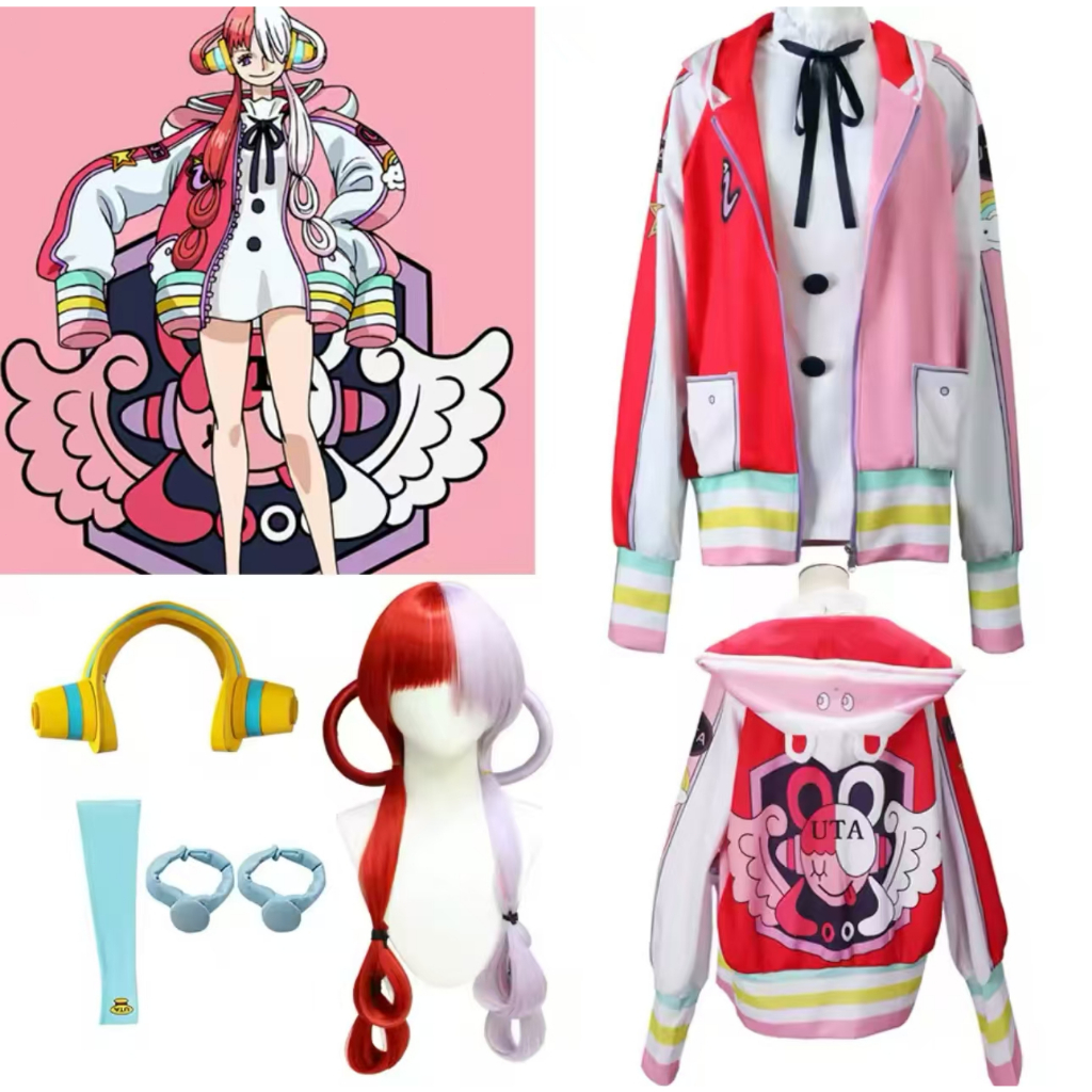 One Piece cosplay One Piece Red theatrical version UTA Uta cosplay costume outerwear wig cosplay