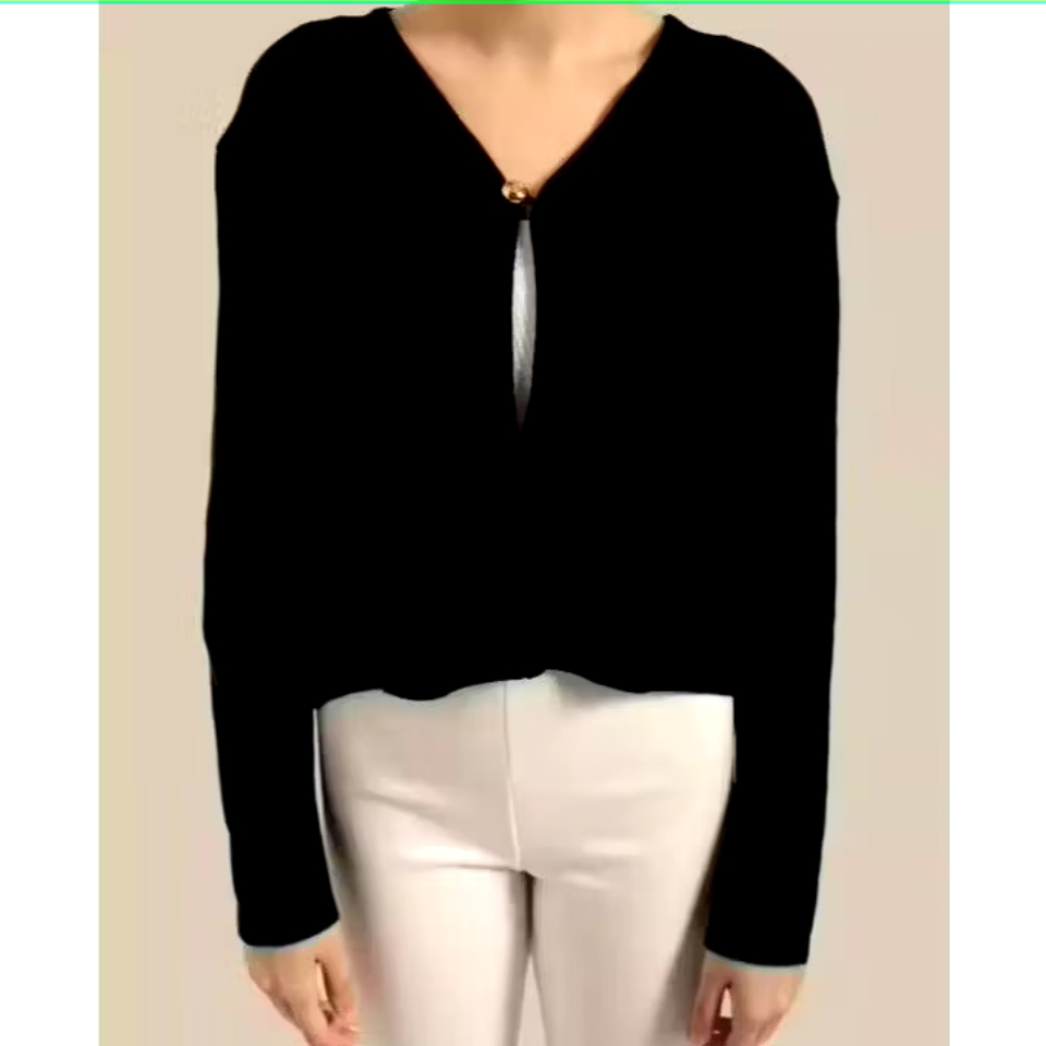 Manja Cardigan Crop Rajut Wanita Korean Style Premium