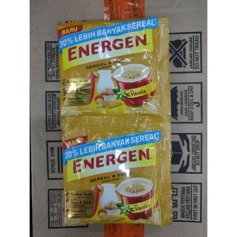 

Energen Rasa Vanilla Renceng (isi 10 sachet)