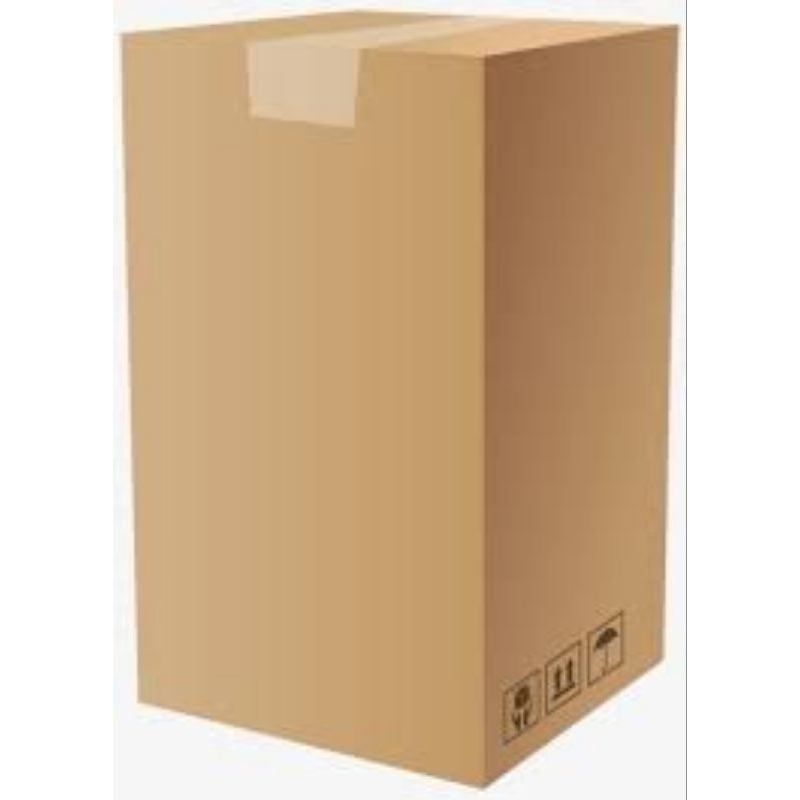 

46x36x90 cm kardus model tinggi polos packing kemasan karton dus besar single wall kraft corrugated