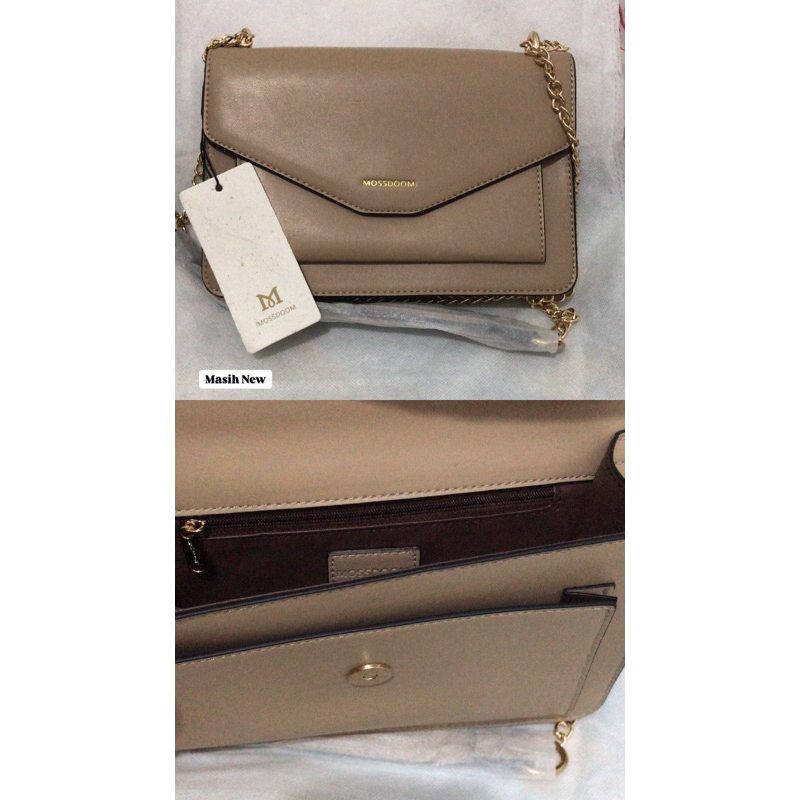 Tas Mossdoom warna apricot new