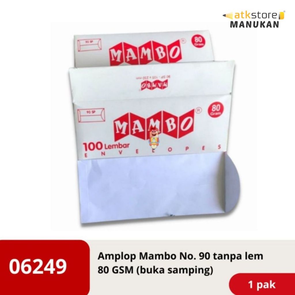 

Amplop Mambo 90 Buka Samping 80 gram