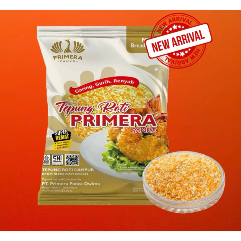 

Primera Panko Mix //Tepung Roti Primera Mix 900 gram