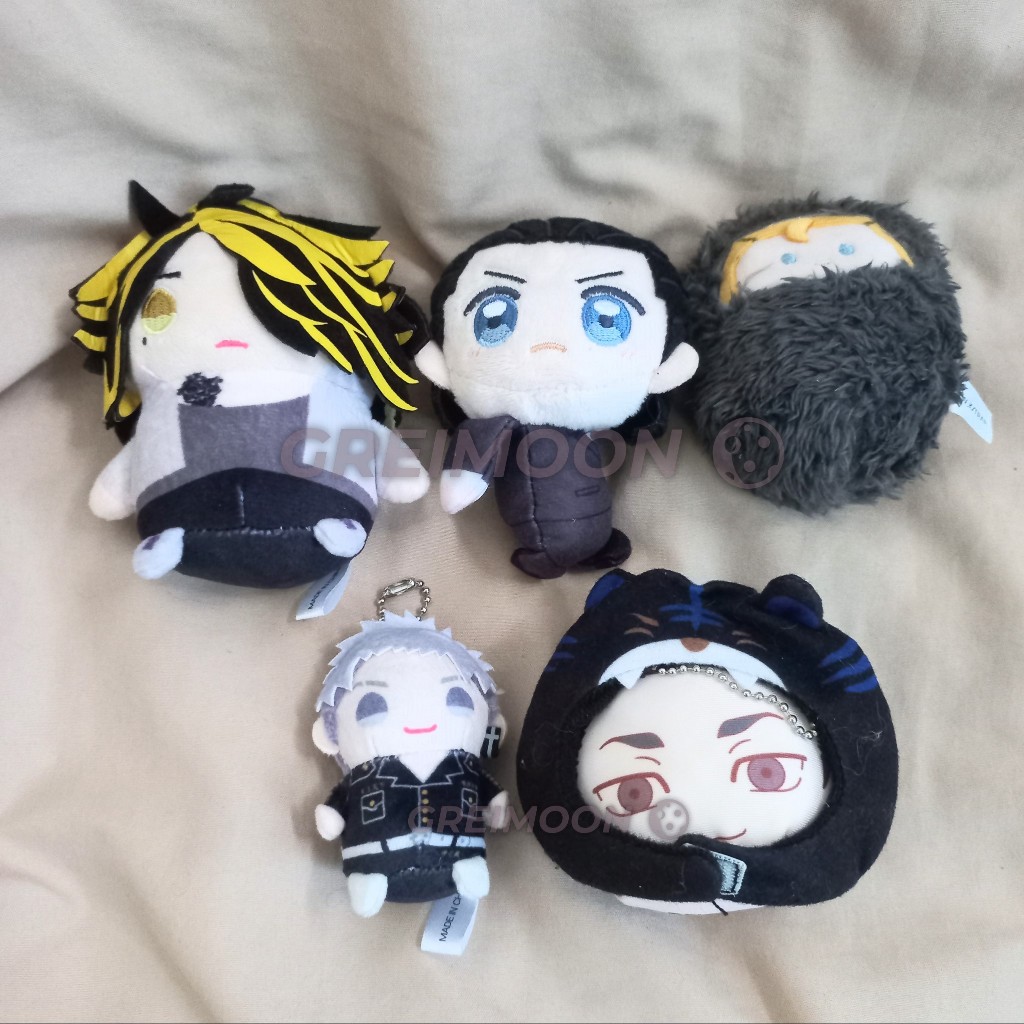 Gantungan/Ganci/Keychain Boneka Plush Anime Tokyo Revengers Takemichi, Mitsuya, Baji, Kazutora