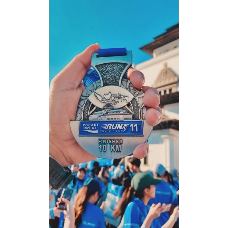 medali / Mendali Pocari Marathon 10K 2024