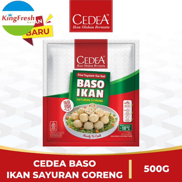 

Cedea Baso Ikan Sayuran Goreng 500gr