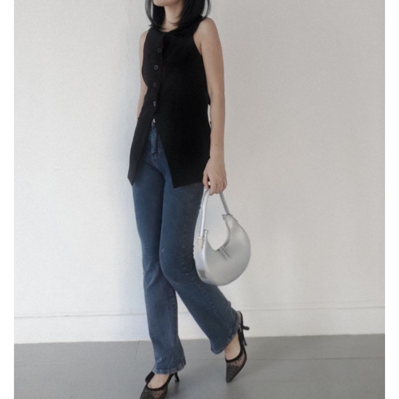 PRELOVED | Jeans Wanita Highwaist Cutbray cut bray Jeans Retro Jeans Highwaist Jeans Wanita Stretchy