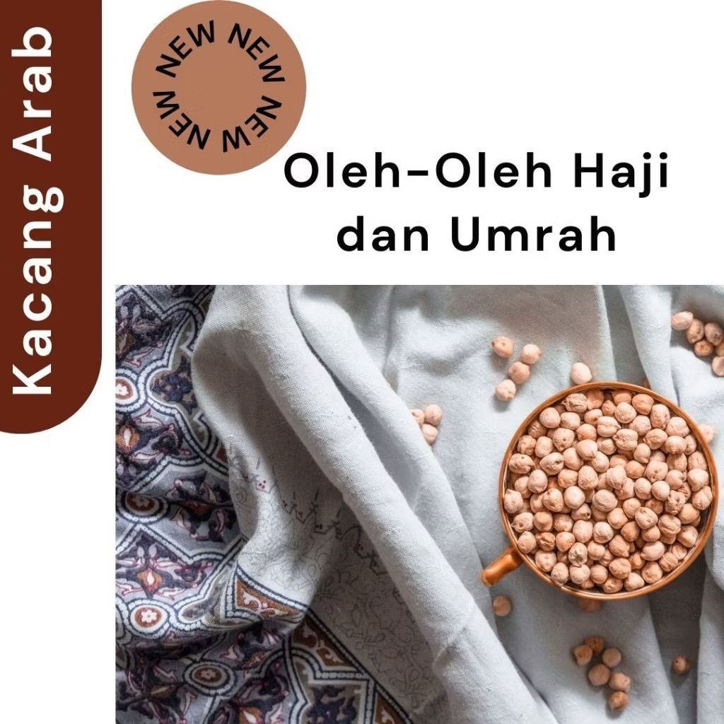 

Kacang Arab Asli 1kg 100% Chickpeas Original Premium Oleh-Oleh Haji dan Umrah
