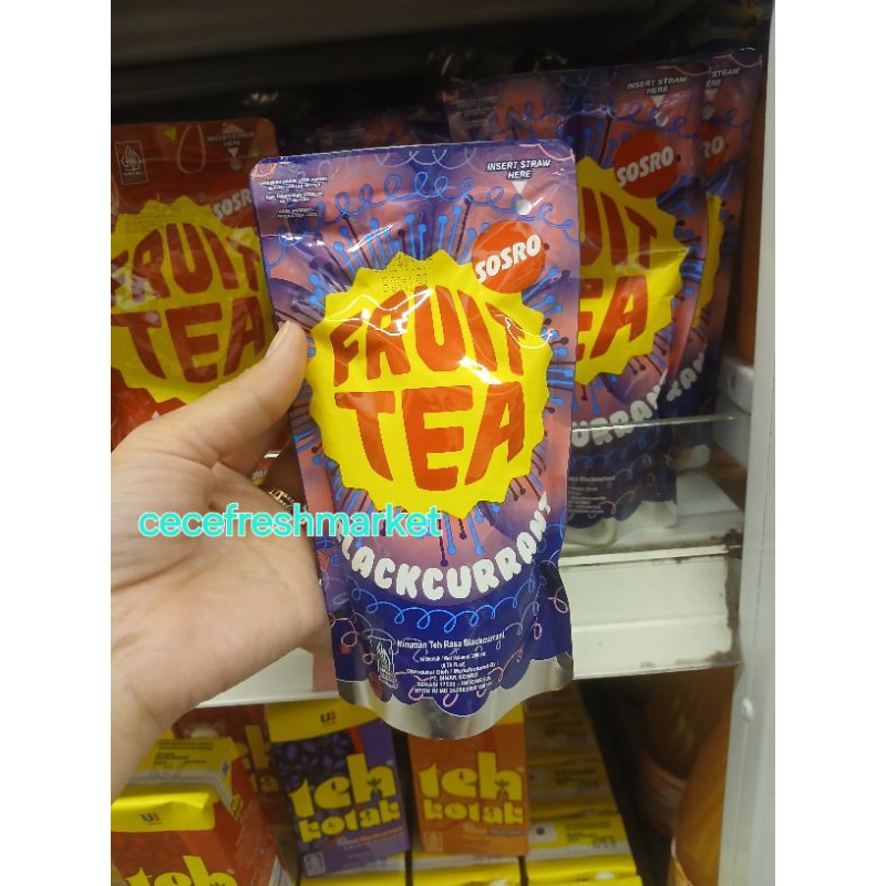 

Jual minuman rasa buah fruit tea pouch 200 ml