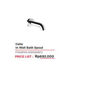 AMERICAN STANDARD CELIA IN WALL BATH SPOUT