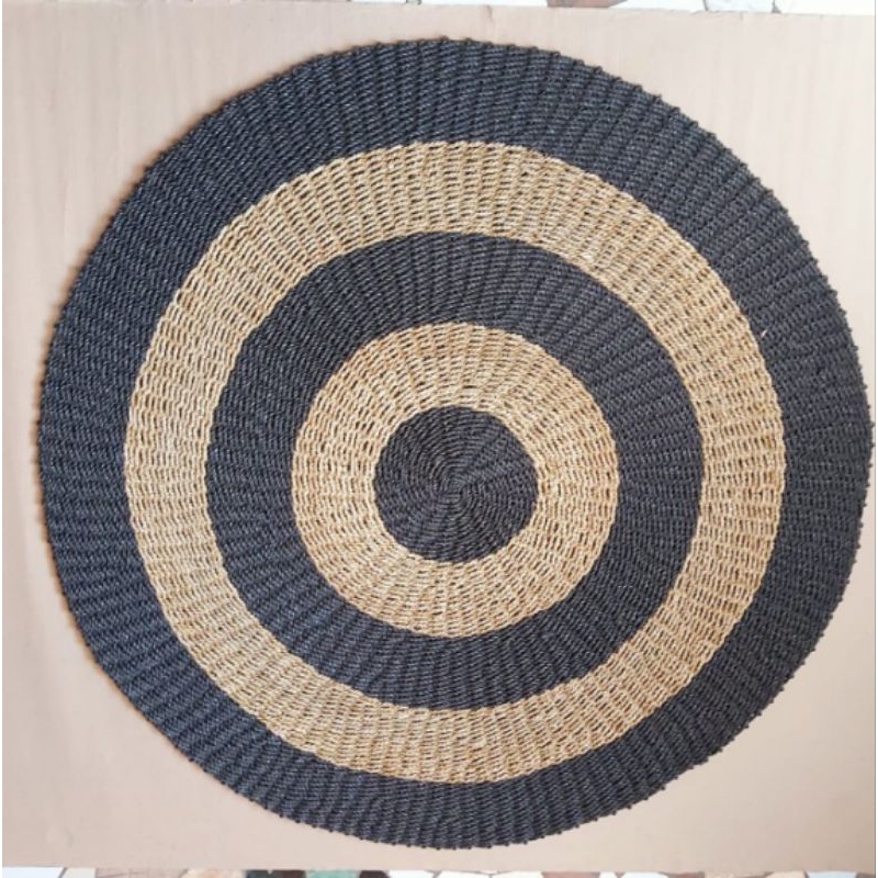 Karpet lantai bulat minimalis