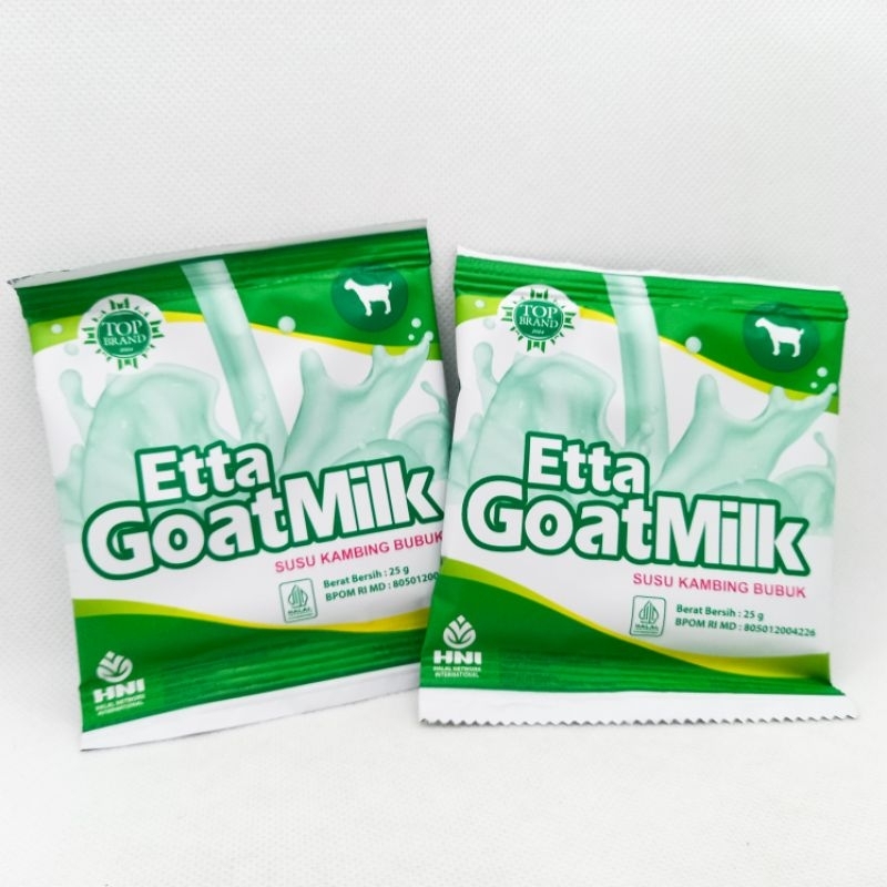 

Susu Kambing Ettawa Etta Goat Milk EGM HNI HPAI ( SACHET )