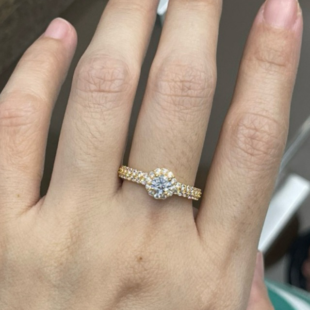 Cincin holo solitaire uk 16 simple elegant emas asli kadar 875