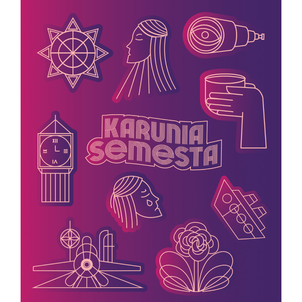 

STICKER PACK KARUNIA SEMESTA (OFFICIAL MERCHANDISE THE CHANCGUTERS)