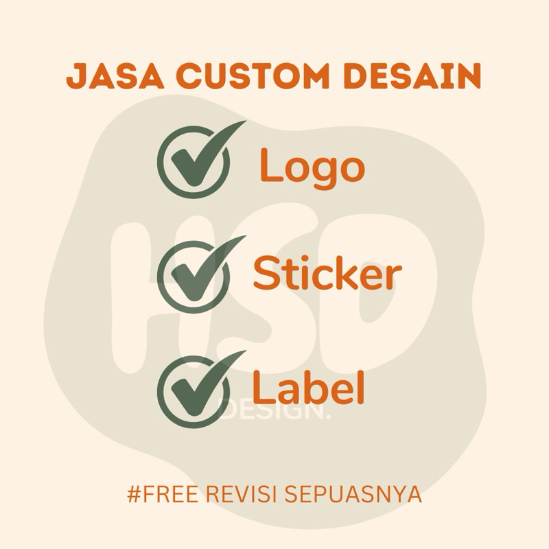 

JASA CUSTOM DESAIN - Logo | Sticker | Label