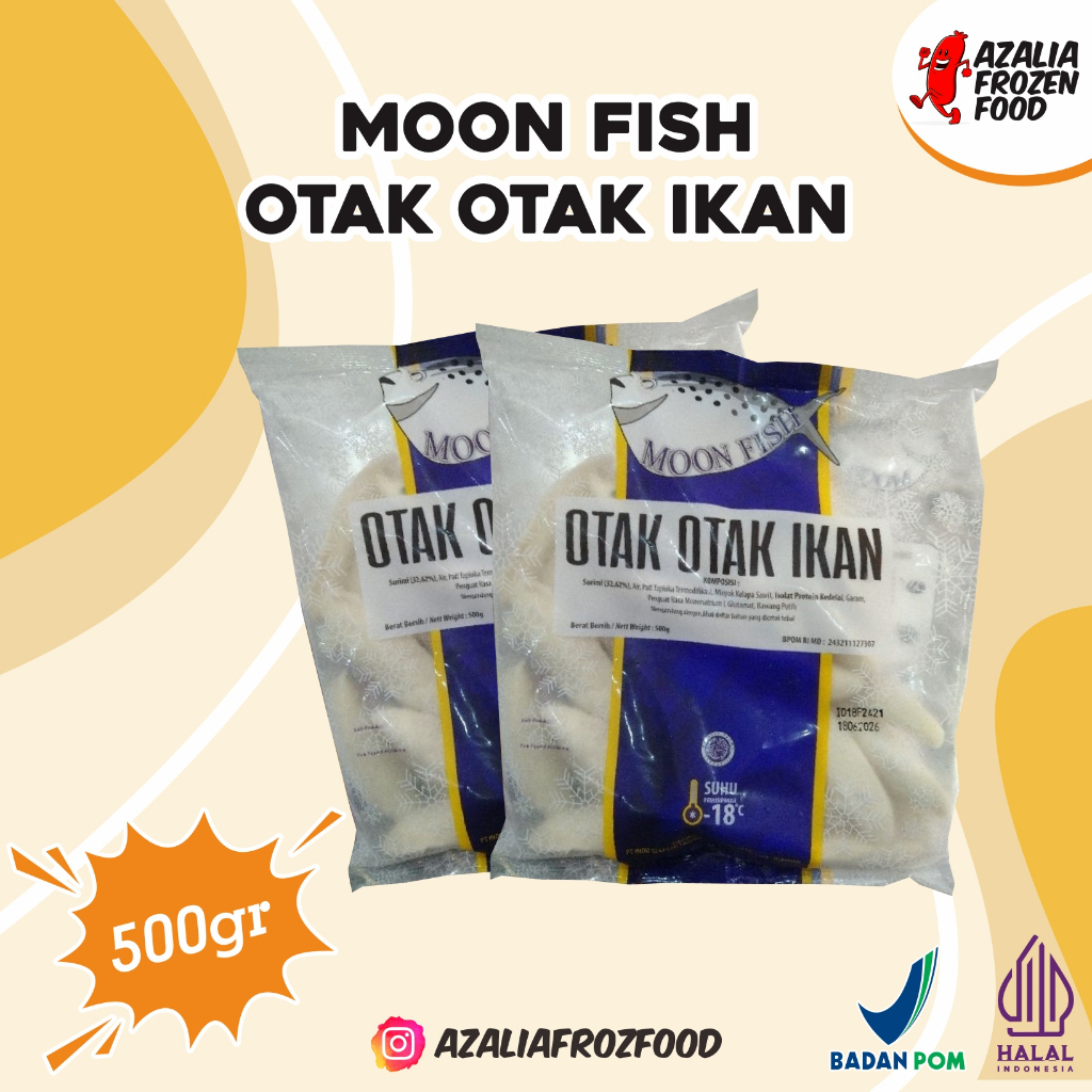 

MOONFISH OTAK-OTAK IKAN 500 GRAM