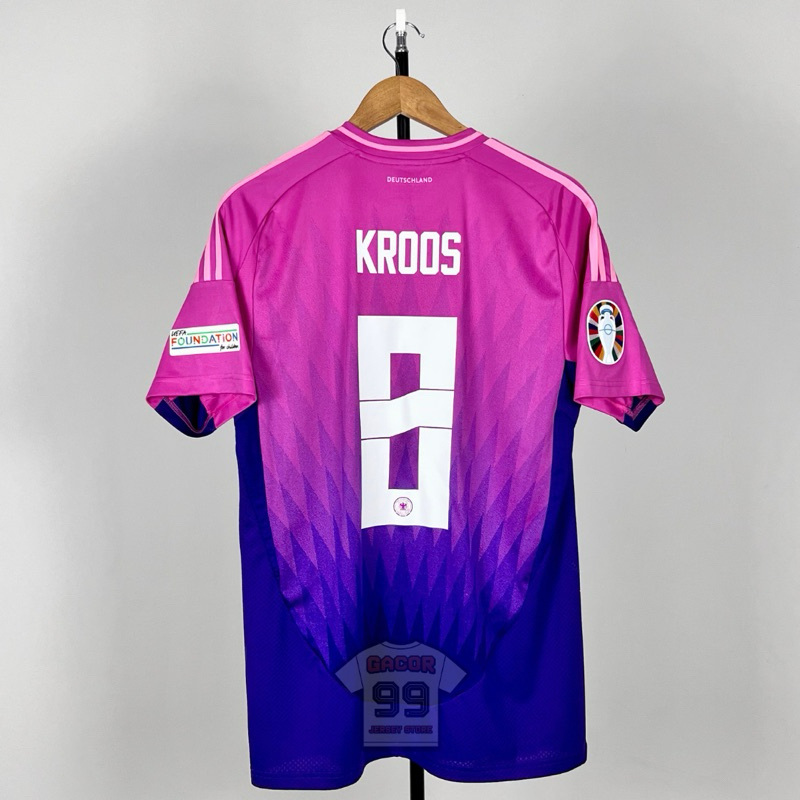 Germany 2024 Away Jersey Original - Size XL - NNS Kroos 8 + Full Euro 24 Patch