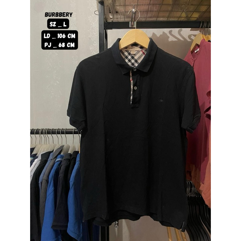 KAOS POLO BURBERRY KAOS PRIA BERKERAH