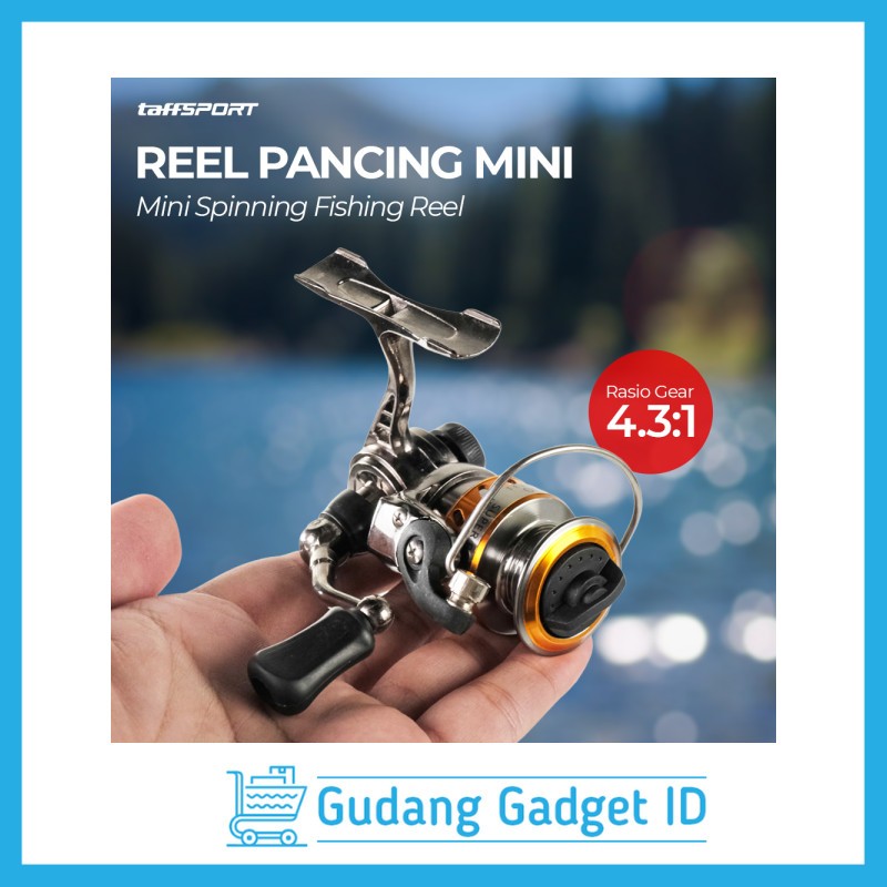 Reel Pancing Mini Katrol Kerekan Pancing Spinning Fishing Rill 4.3:1 Gear Ratio - MN100 - J5ENWA4C