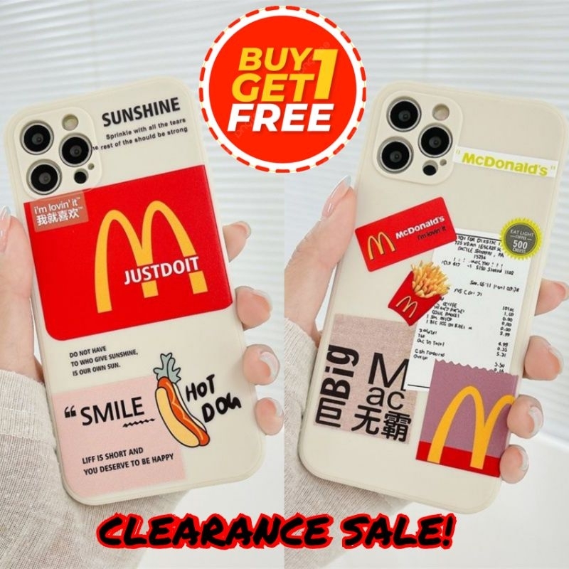 Casing Motif Mcdonald's Case MCD Xiaomi Poco X3 M3 PRO 5G Redmi Note 10 10s Note 9 Pro Redmi 10 MI 1