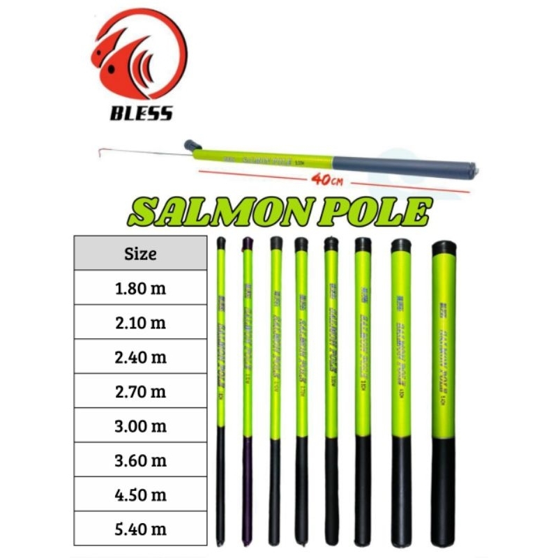 Joran Tegek Salmon pole Ros Pendek