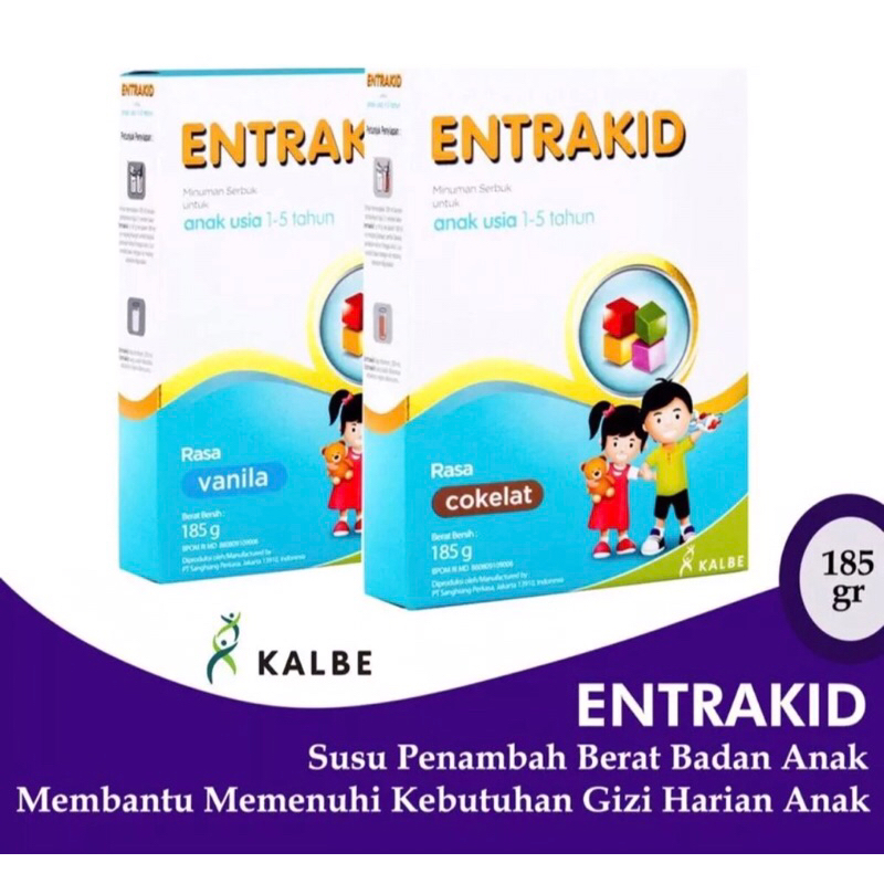 

12 Box - ENTRAKID 185 gram - Nutrisi Khusus untuk Anak - Free Ongkir