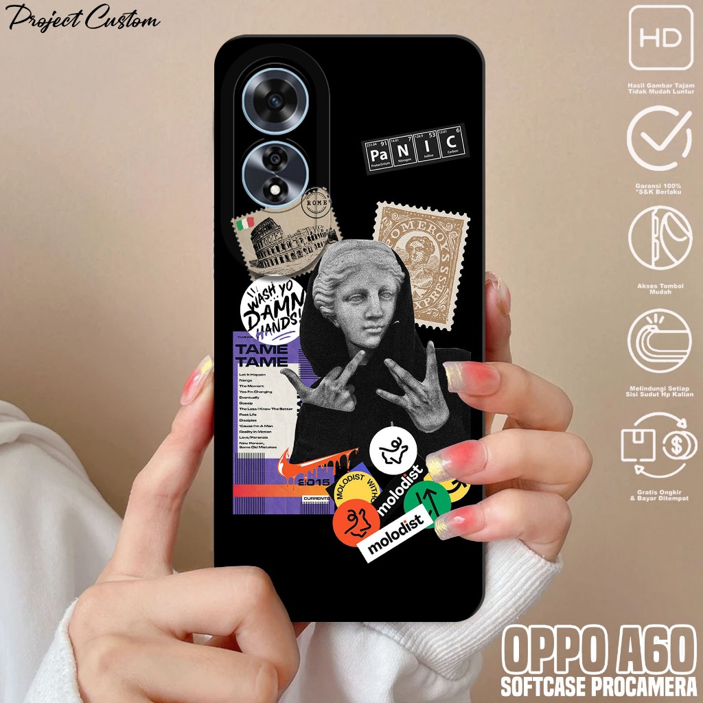 Softcase Hp OPPO A60 - Case Hp OPPO A60 ( AES ) Silikon Hp OPPO A60 - Casing Hp OPPO A60 - Cassing H
