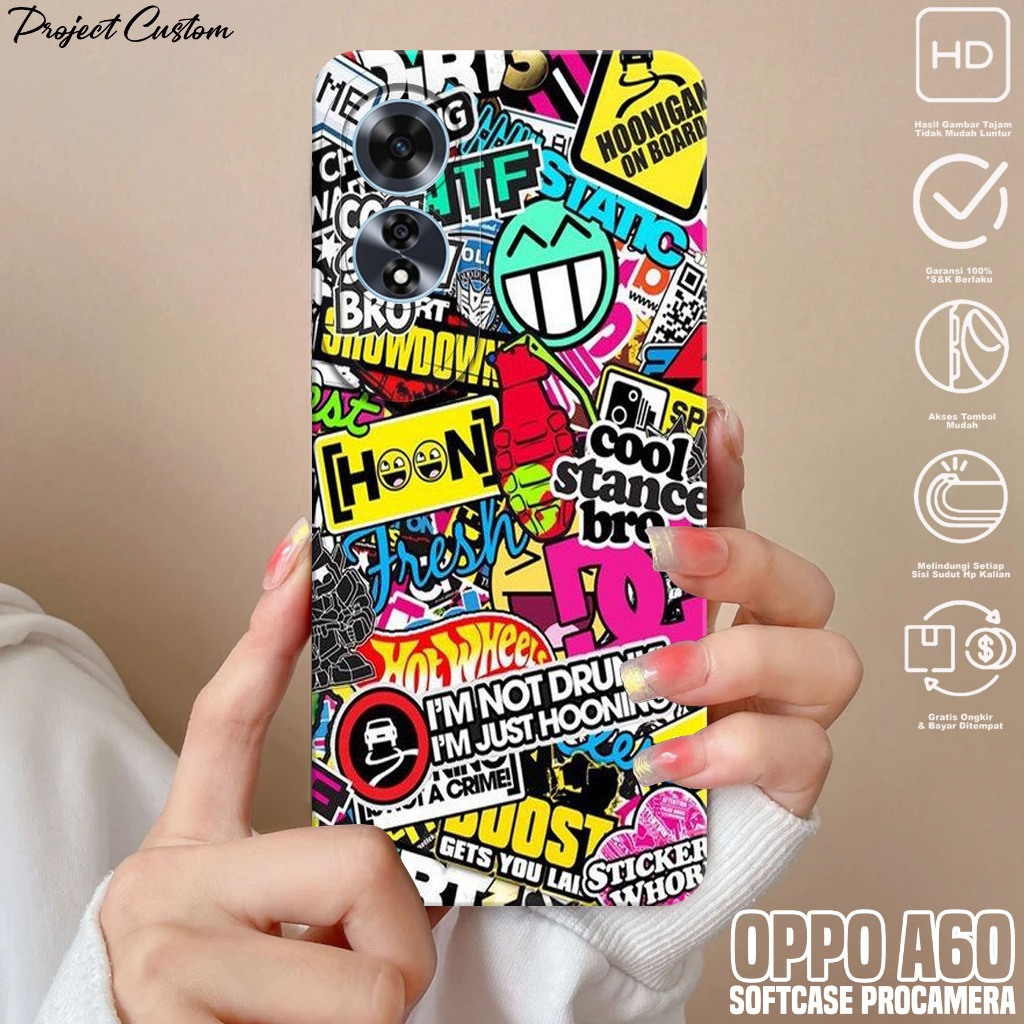 Softcase Hp OPPO A60 - Case Hp OPPO A60 ( AES ) Silikon Hp OPPO A60 - Casing Hp OPPO A60 - Cassing H
