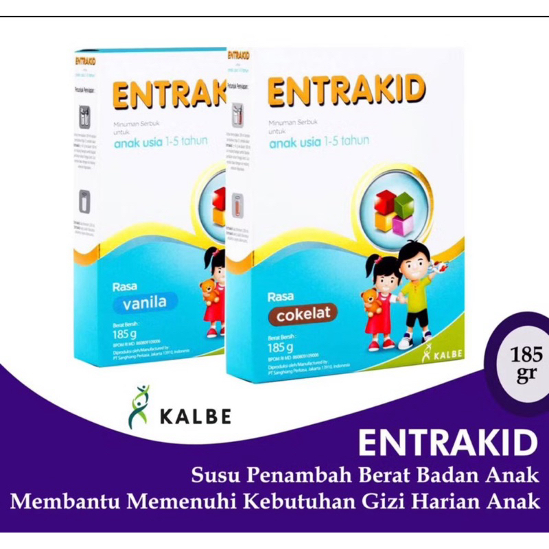 

10 Box - ENTRAKID 185 gram - Nutrisi Khusus untuk Anak