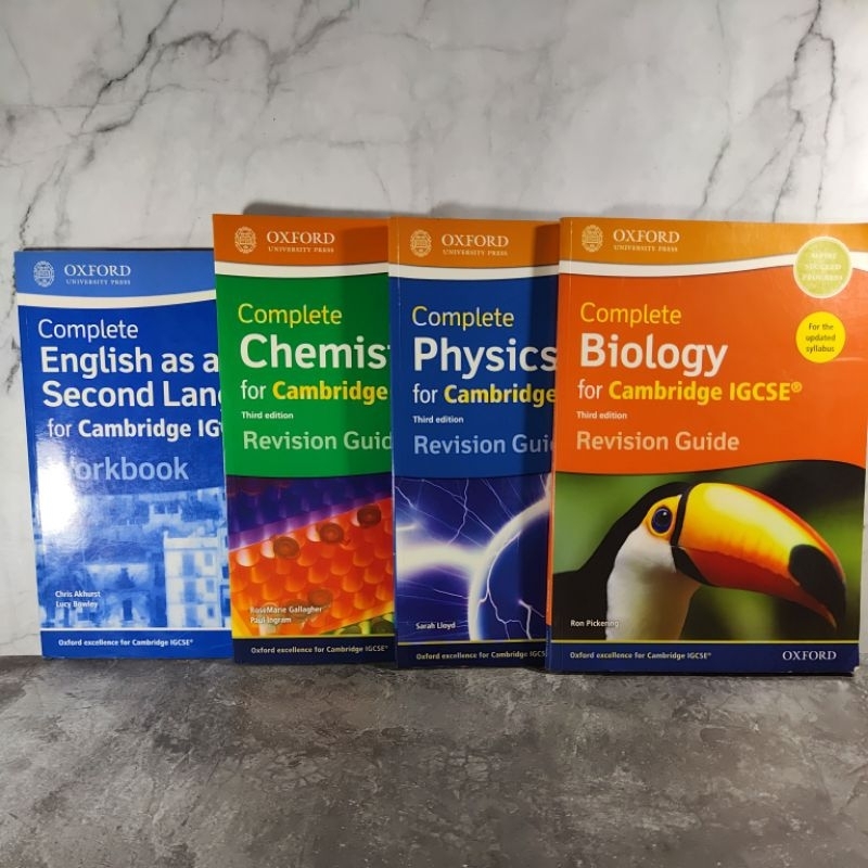Buku Complete Biology, Physics, Chemistry, English a Second Language For Cambridge IGCSE, Revision G