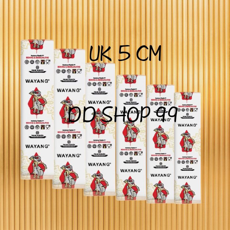 Kantong Plastik PP Rol Uk 5cm /PP ROLL /  Plastik Rol / PP Wayang