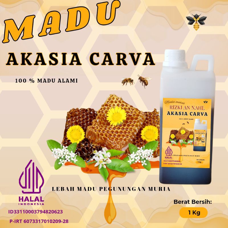 

Madu Murni Akasia Carva Rizki An Nahl 1Kg By Njodhipati Family