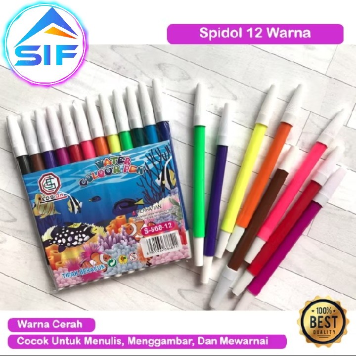 

Spidol Warna Warni Set Colouring Pen Marker Sepidol Kecil Murah Mewarnai