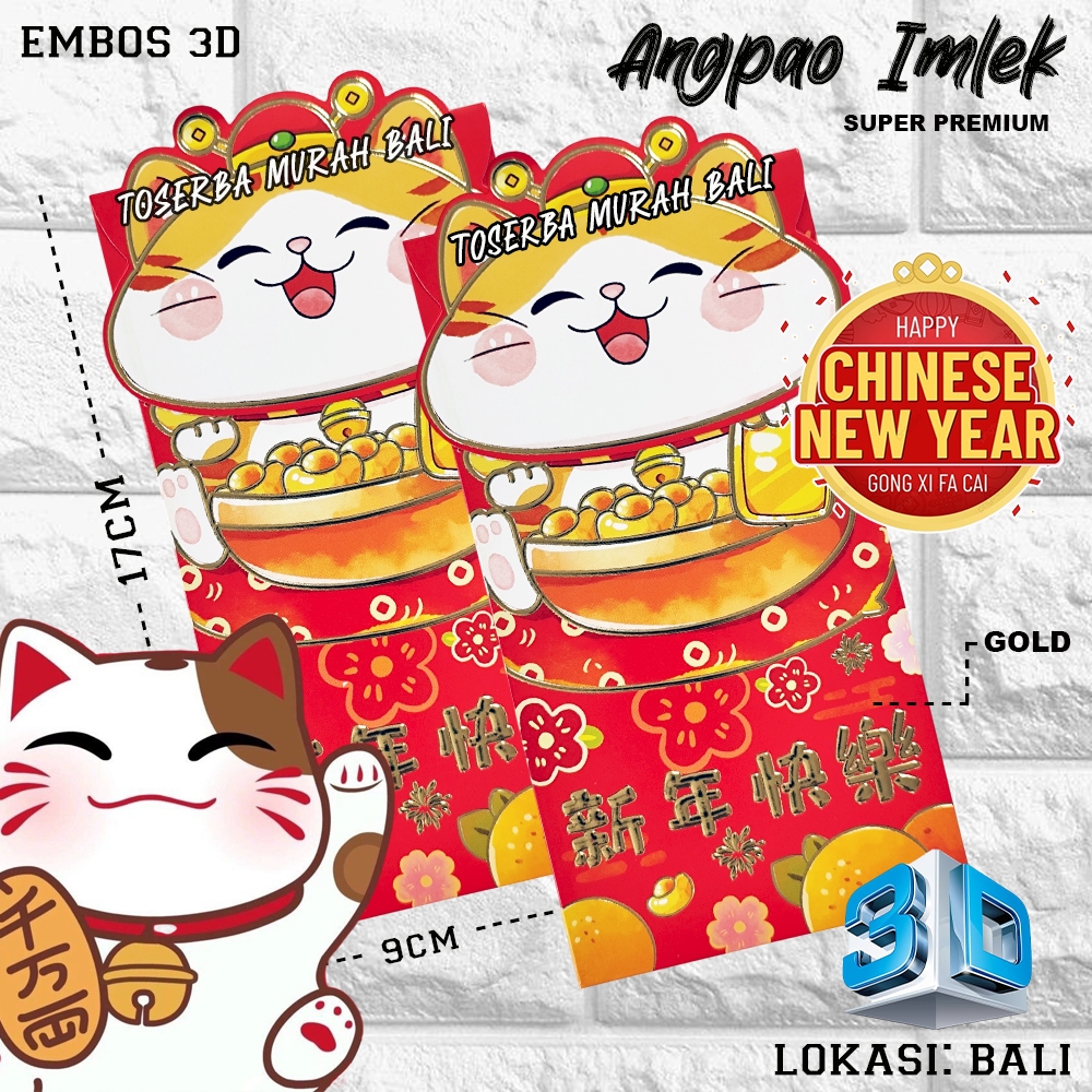 

KERTAS ANGPAO IMLEK LUCKY CAT 5 SUPER PREMIUM