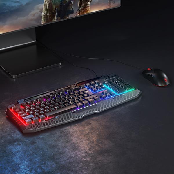 GAMEN Mouse Keyboard Combo Station II Black