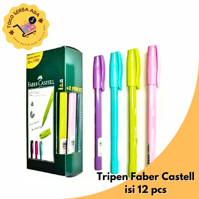 

Tripen Faber Castell Isi 12 - Pulpen Tripen Faber - Pulpen Faber Castell Asli - Pulpen Murah