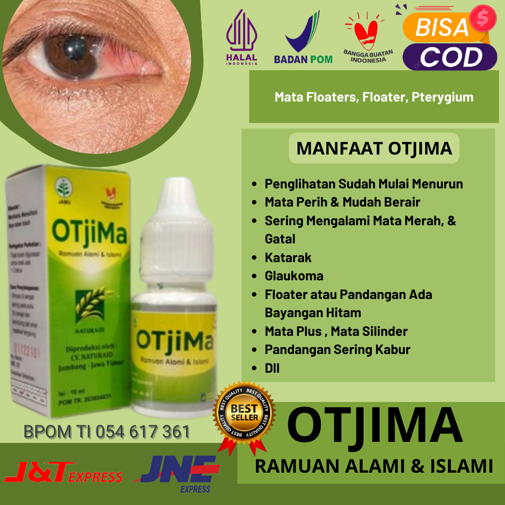 OTEM OTJIMA BPOM - Obat Mata Floaters, Floater, Pterygium